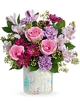 Shine in style vase bouquet