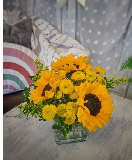 Shine Like a Sunflower Vase Arrangement