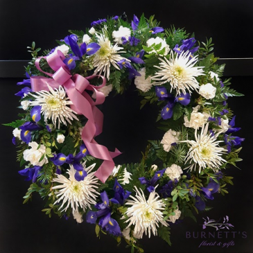 Shine on Wreath Sympathy in Kelowna, BC | Burnett's Florist