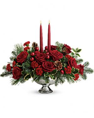 shining bright centerpieces christmes 