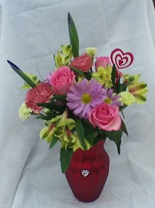 Shining Heart Bouquet Valentine's Day