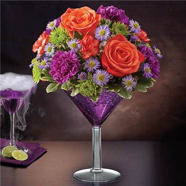Shocktail Martini Bouquet Fall Arrangement