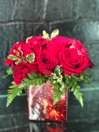 Short and sweet dozen roses Valentines Day