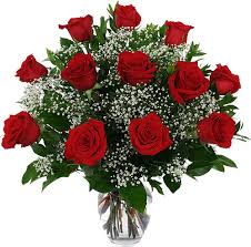 Show My Love A Dozen Red Roses Arranged In A Vase In Lebanon Nh Lebanon Garden Of Eden Floral Shop