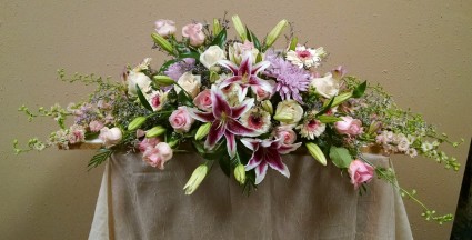 Show of Blooms Casket Spray - AWF1004