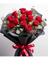 Signature Wrapped Roses Wrapped Rose Bouquet