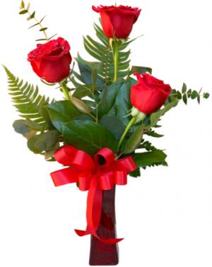 SIGNED XOXOX ROSE VASE