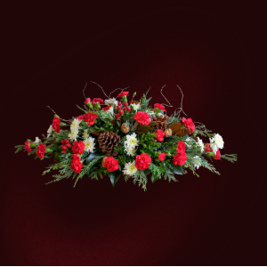 Silent Night Blooms Centerpiece