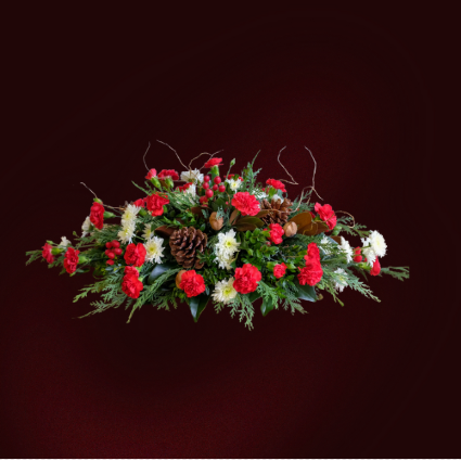 Silent Night Blooms Centerpiece