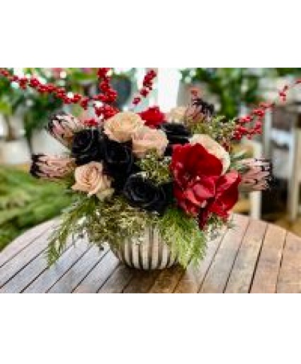 Silent Night Vase Arrangement