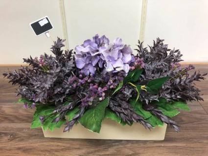 Pretty in purple Artifical arrangement Silk