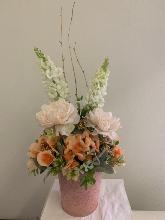 SILK Arrangement Playing With Pinks Silk Arrangement