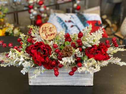 Silk Christmas Arrangement