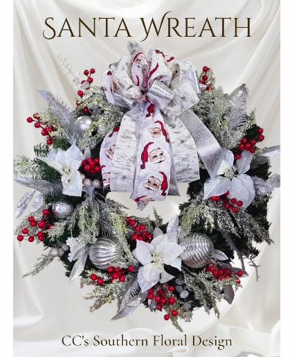 Silk Christmas Wreath Christmas Wreath