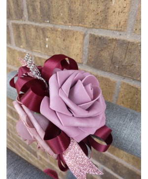 Silk Corsage and Boutonniere 