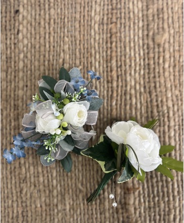 Silk Corsage and Boutonniere  in Crown Point, IN | Mandi's Flowers