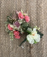 Silk Corsage and Boutonniere 