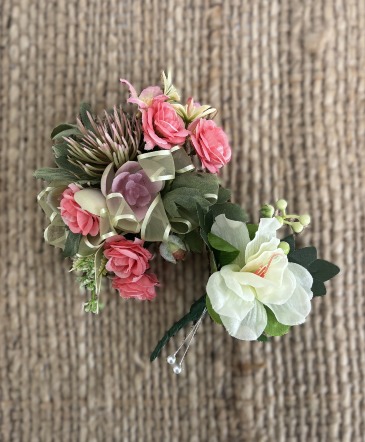 Silk Corsage and Boutonniere  in Crown Point, IN | Mandi's Flowers