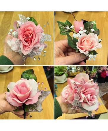 Silk Corsage & Boutonniere Prom/Wedding in Fairview, OR | QUAD'S GARDEN - Home to Trinette's Floral