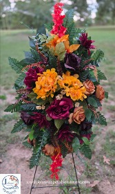 Silk Fall Easel Spray 