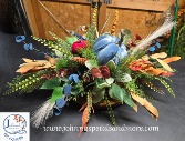 Silk Fall Pumpkin Arrangement  