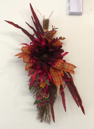 Silk Fall Swag Designer Created