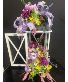 Silk Floral Lantern 24" Keepsake 