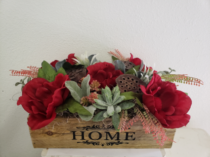 (SILK) Home at Last Silk flower arrangement