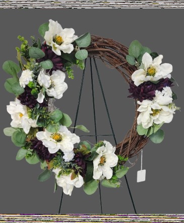 Magnolia Wreath Silk Wreath  in Register, GA | Array Of Sunshine Florist