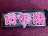 Silk Pink Rose Mom Sign 
