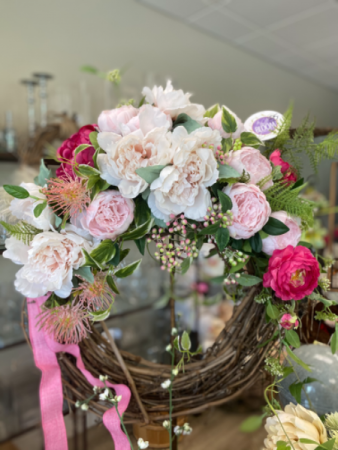 Silk Pink Wreath