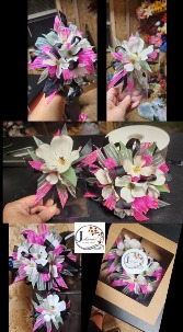 Silk Prom Duo Set  Wrist Corsage and Pocket Boutonniere