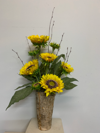 silk flower arrangements in vases