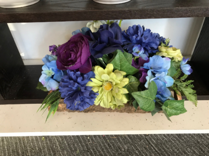 Silk Centerpiece- Calm Blues 18