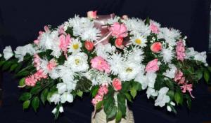 Silk Sympathy Casket Sprays Funeral Flowers