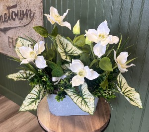 Silk White Custom (SOLD) Silk Arrangement