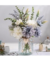 silky sweet made with silk flowers