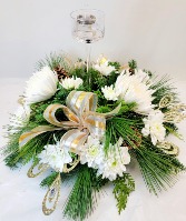 C4 Silver and Gold Centerpiece 