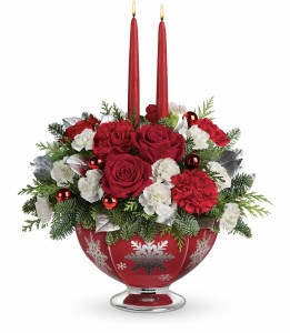 Silver And Joy Centerpiece