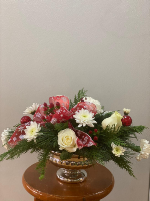 Silver Bells Ring Centerpiece