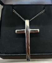 Silver Cross Necklace 