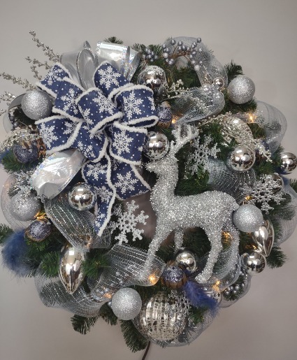 Silver Deer Custom Wreath 
