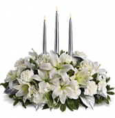 Silver Elegance Centerpiece