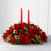 Silver Elegance Centerpiece Fresh Flowers
