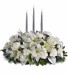 Silver Elegance  Christmas Centerpiece