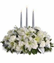 Silver Elegance Christmas Centerpiece