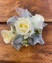Silver Forever Wrist Corsage 