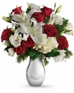 Silver Noel Christmas Arrangement
