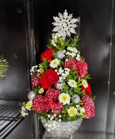 Silver snowflake Tree 