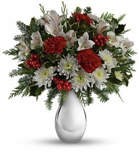 Silver Snowflakes Winter Bouquet
